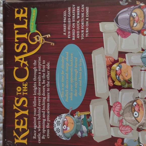Keys To The Castle Outset Tile Game New Sealed In Box - Picture 4 of 6